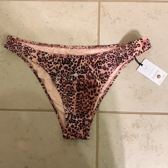 Shade & Shore Target Pink Leopard Animal Print Bikini Set - Picture 4 of 7